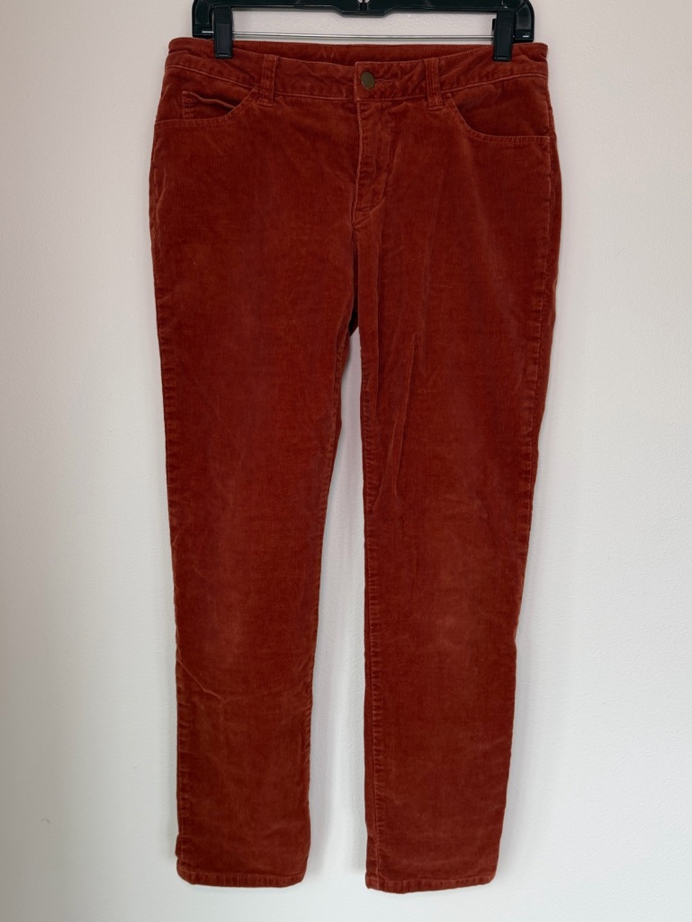 Pendleton Burnt Orange Corduroy Skinny Pants Outdoor Whimsical